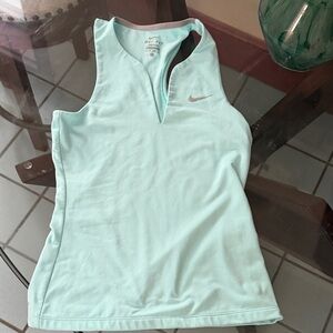 Nike Women's Mint V-Notch Athletic Tank Top